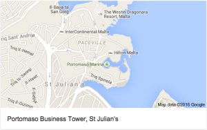 Portomaso Seafront Real Estate Map