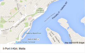 Valletta Grand Harbour Seafront Real Estate Map